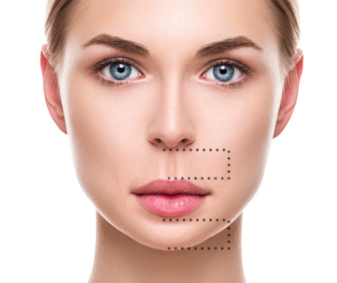 人中が長い（1：1比率）