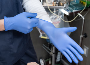医療用使い捨てグローブ
